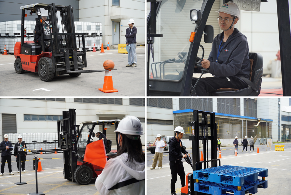 首届“匠心杯”叉车技能大赛拉开帷幕