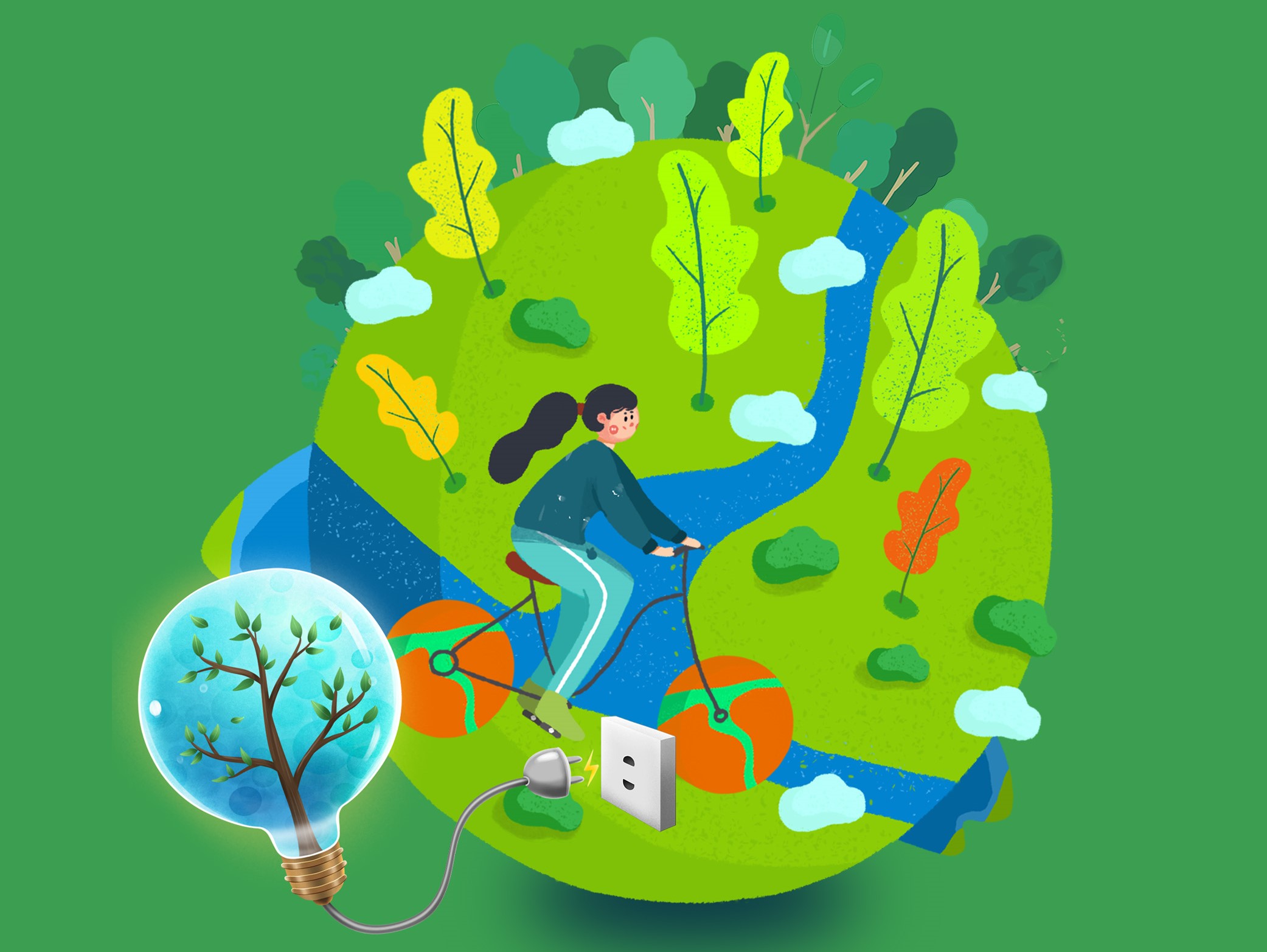 绿动盛夏 低碳生活 晶合在行动！