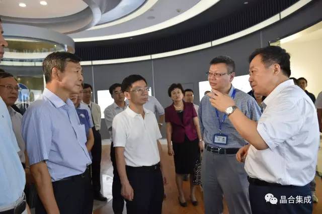 安徽省委常委、合肥市委书记宋国权陪同科技创新和战略性新兴产业发展专题调研团莅临晶合集成