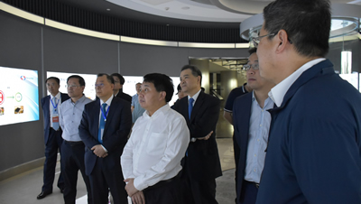 国家工信部副部长罗文一行考察晶合